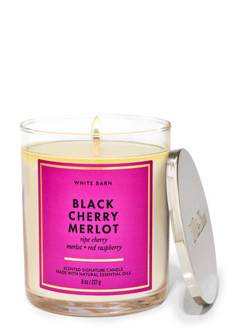 Black Cherry Merlot, 1-Wick Candle