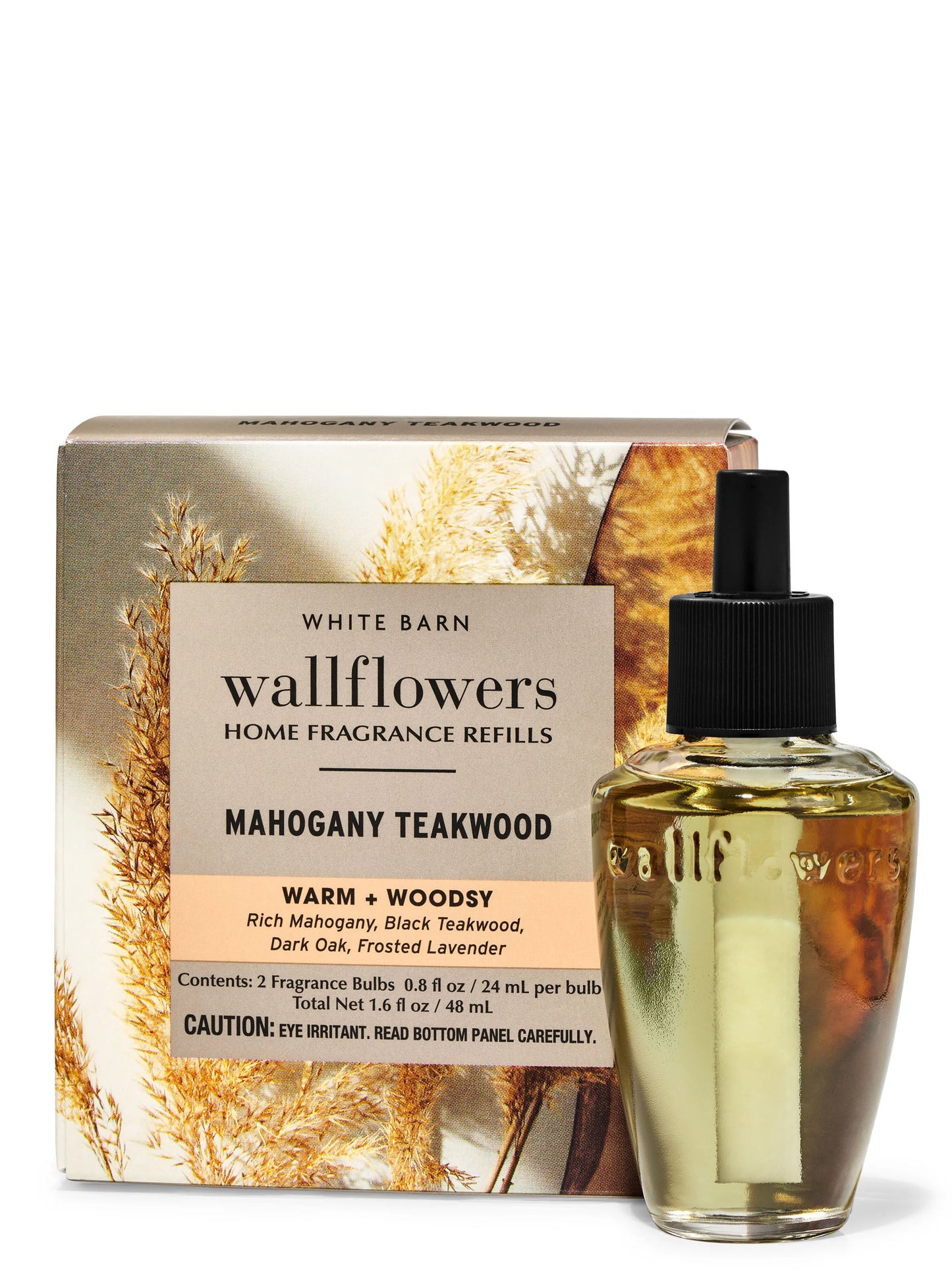 Mahogany Teakwood Wallflowers Refills 2-Pack